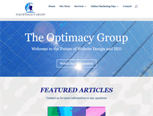 Tablet Screenshot of optimacygroup.com